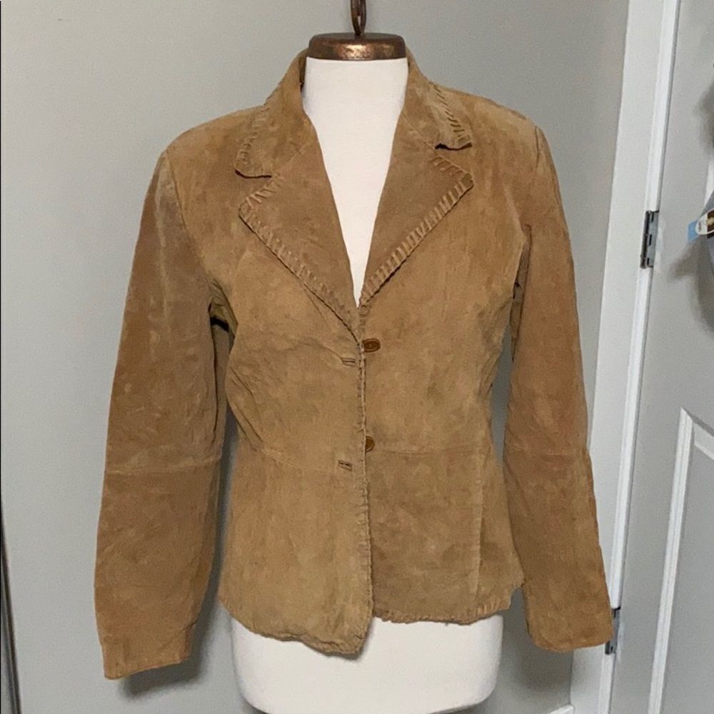 Fairweather leather suede Jacket western Style size L